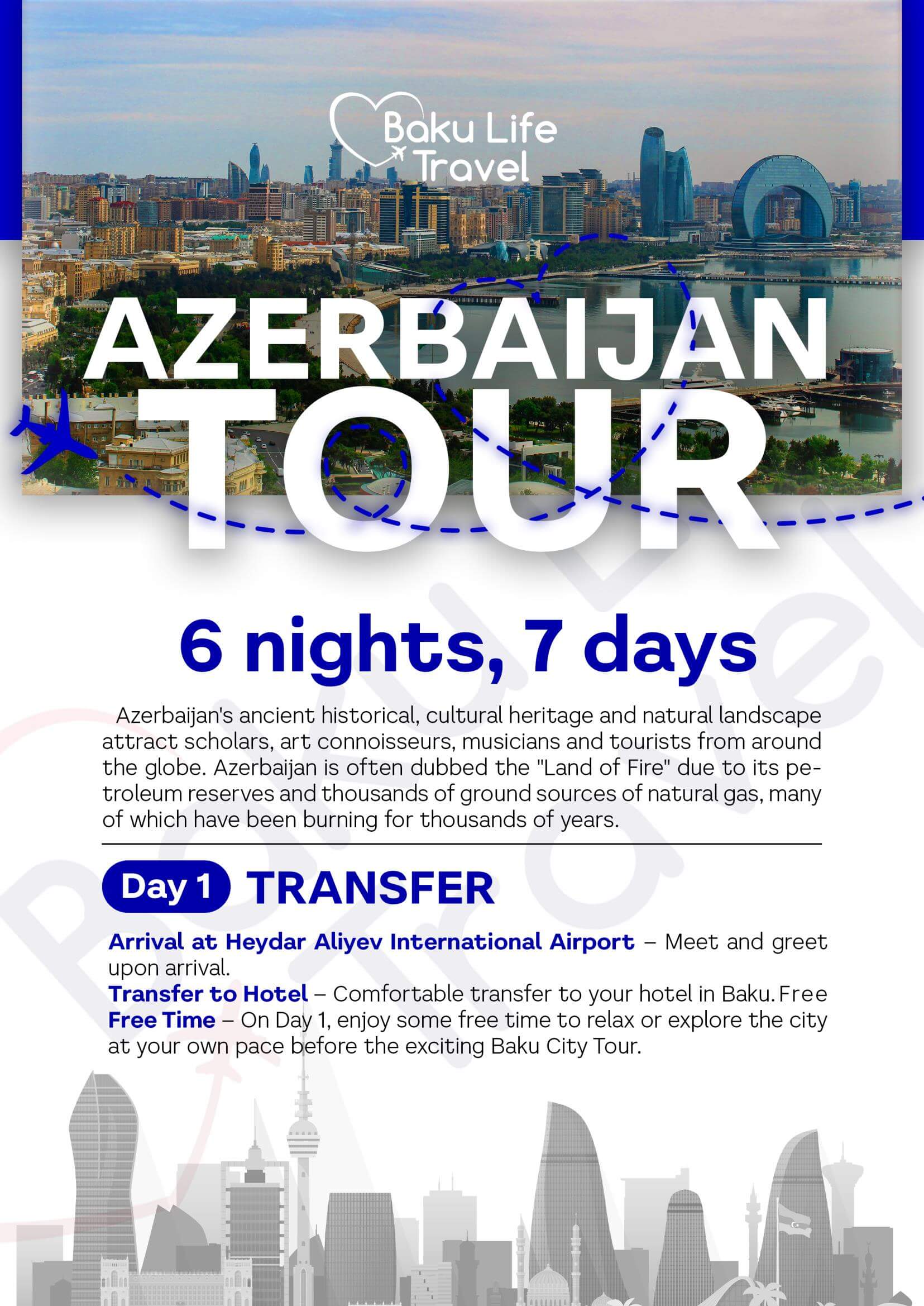 Baku Tour 6 nights , 7 days